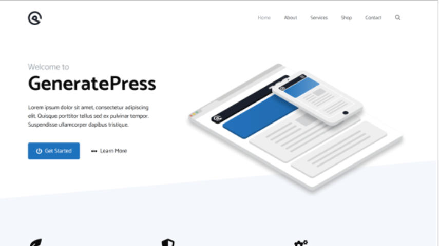 Тема WordPress: GeneratePress